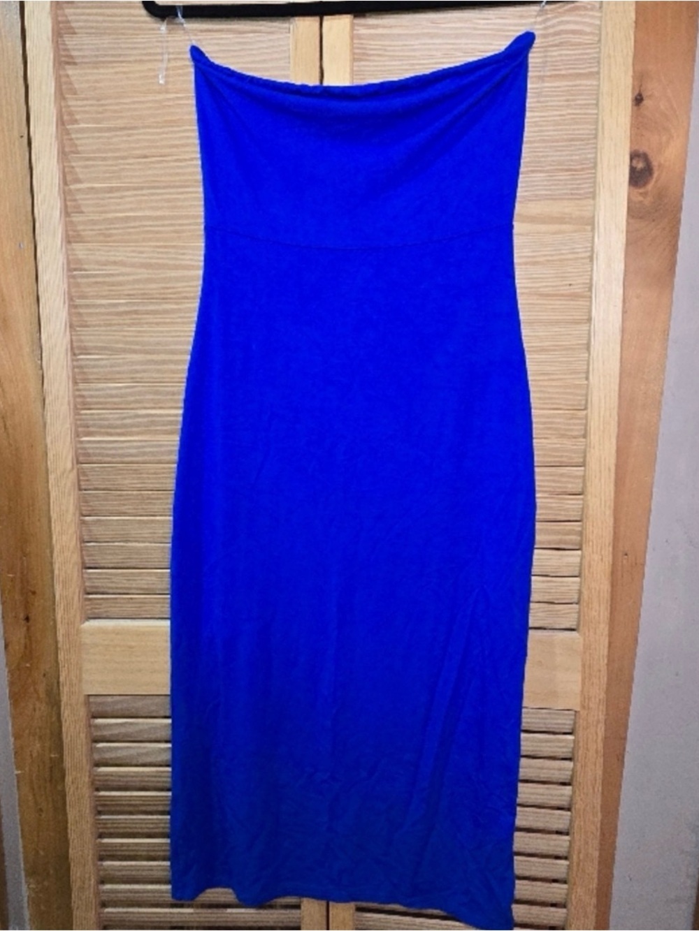 See You Monday NWT Royal Blue Strapless Dress, Party-Ready, Size Medium